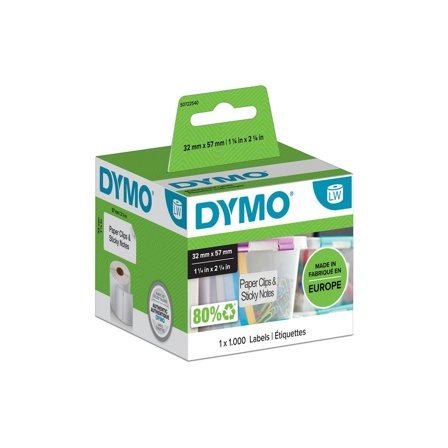 DYMO Etikett LW 57x32mm 1000/fp - Lyreco - Kontorsmaskiner - Etikettskrivare och etiketter - Etiketter - Dymo