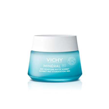 VICHY Mineral 89 Minéral 89 Gel Sorbetto Idratante Effetto Mat 48H 50ml - Gel viso idratante