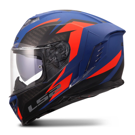 LS2 FF818 Storm III Dynamo Integralhjälm Blå/Röd XS