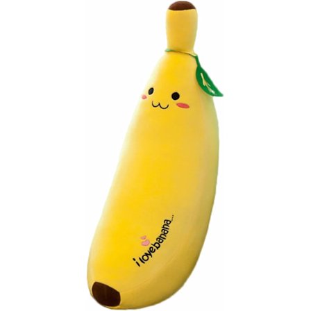 Banan Plys Pude Fyldt Banan Plushie Sød Frugt Legetøj til Børn