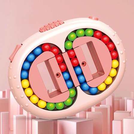 Roterande Magic Bean Fingertopp Leksak ROSA