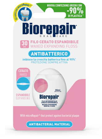 Biorepair Oral Care Antibatterico Filo Cerato Espandibile Gengive