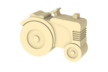 Blafre Matboks Traktor Lys Gul