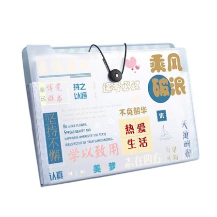 A4-tiedostokansio Testipaperin säilytyskansio 5 POCKETS-02 5