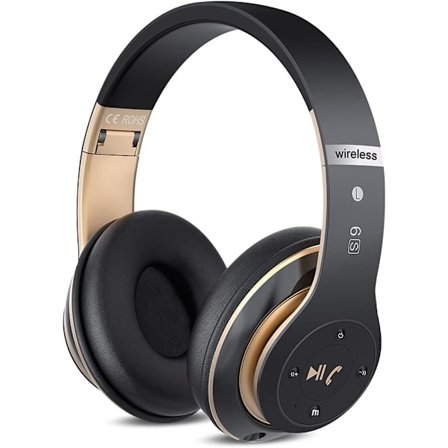 Trådlösa hörlurar Over Ear, [40 timmars speltid]