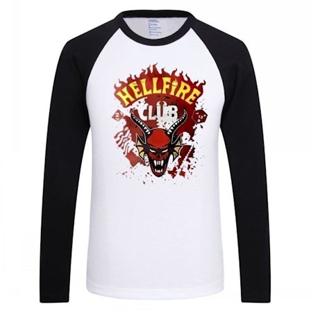 fremmede ting klær t-skjorte hellfire voksen