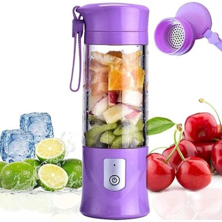 Bærbar USB-oppladbar fruktmikser, minimikser for smoothie