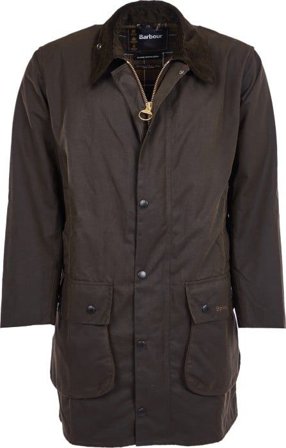 Barbour M's Classic Northumbria Wax Jacket Dark Olive Check