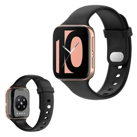 Oppo Watch (41mm) simple silikon klockarmband - svart