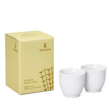 Rörstrand äggkopp 2 st, snö | Dukning & Servering > Äggkoppar | Bagaren och Kocken