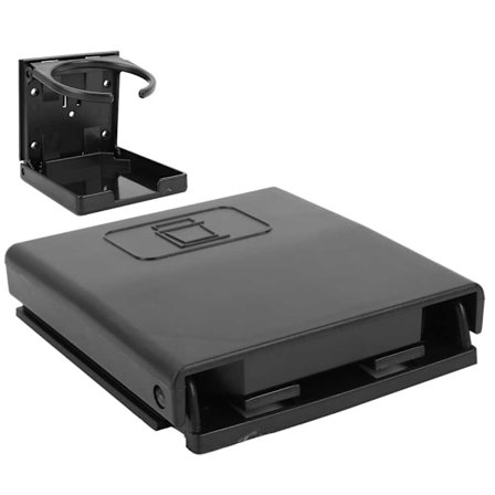 Sort Plast Fodboldbord Bil Ekstern Cola Drikke Kopholder Stativ