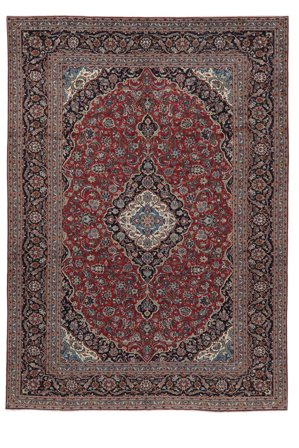 Médaillon Grand Kashan Tapis 291X410 Laine