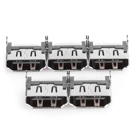 5 st HDMI Port Kontaktdonsuttag Ersättning för Sony PlayStation 4 PS4 Spelkonsol