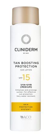 Cliniderm Tan Boosting Protection Sun Lotion SPF 15 150 ml