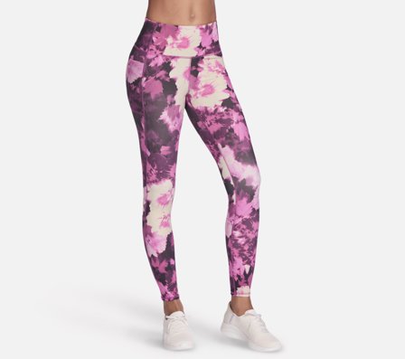 Skechers, GO FLEX RIB Inbloom Full Length High-Waisted Legging, XS, Dame