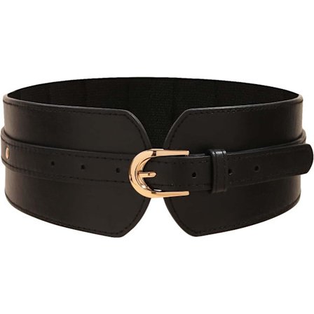 Dame Læder Brede Bælter Spænde Talje Bælter Taljebånd(70cm)