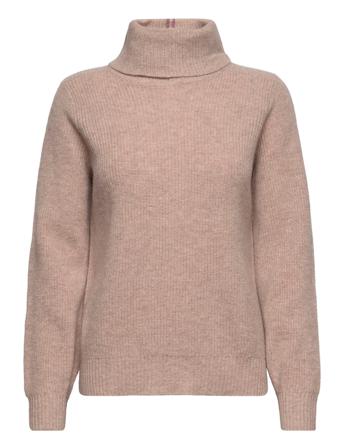 Halton Turtleneck Rullekravetrøje Beige Joules