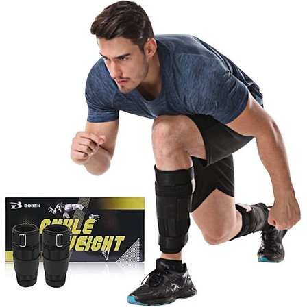 Hållbara fotleds- / handledsvägter (1 par) 1 kg 2 kg 3 kg / med justerbart band för fitness, träning, promenader, jogging, gymnastik, aerobics, gym - 