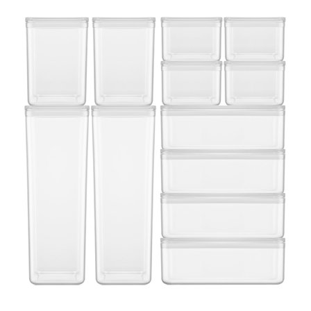 Bodum Canteen opbevaringsbeholder 12 dele, tranperant - Transparent | KitchenOne