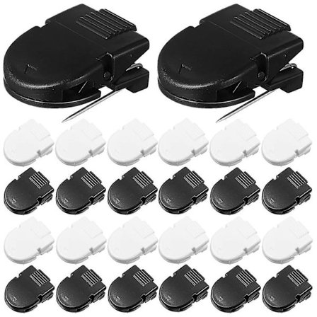 Koppineulat kangasseinille, pienet muovipidikkeet, toimistotarvikkeet, asiakirjojen kiinnitys, 50 kpl