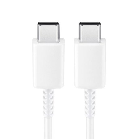 USB-C till USB-C kabel Snabbladdning 1 meter Original Samsung EP-DG977BWE vit Vit