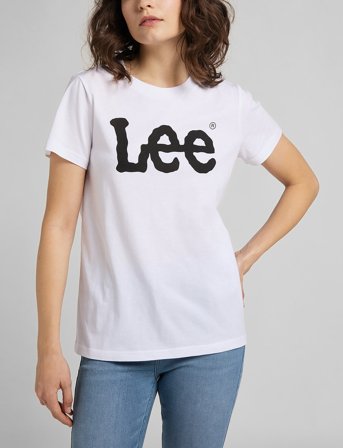 Lee Jeans Logo Tee - White - M