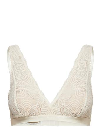 Luna High Apex Bra Lingerie Bras & Tops Soft Bras Hvid Underprotection