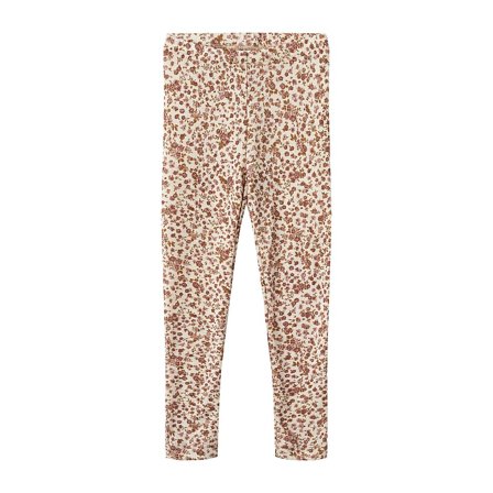 WHEAT Wool Leggings Agi Rose Flowers Str 128/8 år, Tøj & Bolig, Børnetøj, Børnestrømpebukser