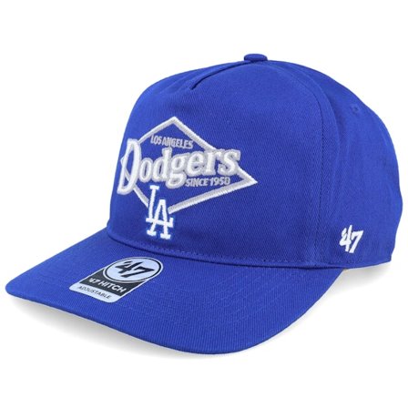 47 Brand - MLB Blå adjustable Keps - Los Angeles Dodgers MLB Diamond 47 Hitch Royal A-frame Adjustable @ Hatstore