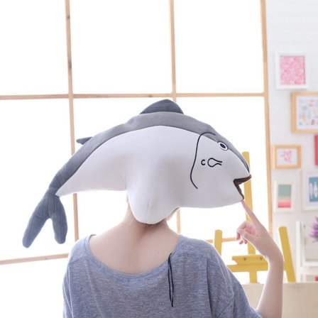 Tegneseriefisk Hodeplagg Hold Varmt Kostymehatter Lett å Vaske