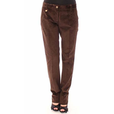 Dolce & Gabbana Straight Broek , Bruin , Dames , Maat: L