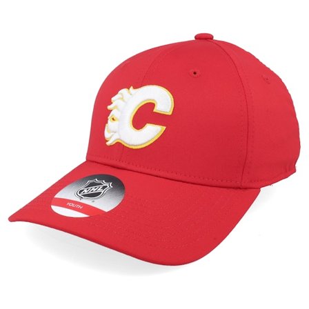 Outerstuff - NHL Rood flexfit Cap - Kids Calgary Flames NHL Red Flexfit @ Hatstore