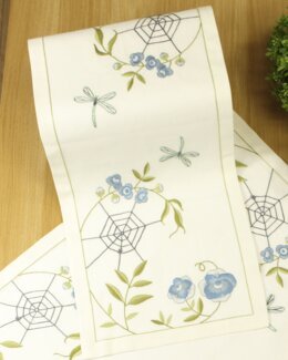Läufer Spinnenetz - Västgöta Broderi