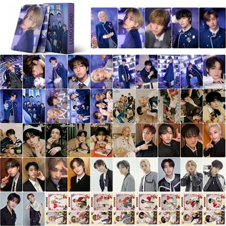1 sæt Stray Kids fotokort 55 stk. Stray Kids Oddinary New Album fotokort Stray Kids Lomo-kort Stray Kids M