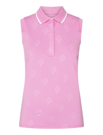 Röhnisch Deni Sleeveless Poloshirt - Pink - M