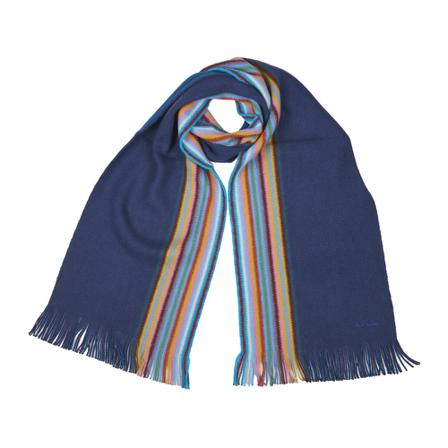 PS By Paul Smith, Winter Scarves Blauw, Heren, Maat:ONE Size