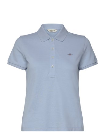 GANT | Slim Sheild Cap Sleeve Pique Polo | XXXL