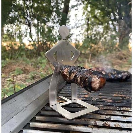 Bbq Pølse Rister Stativ Bærbar Grill Stativ Rustfrit Stål Grill Spøg Pølse Holder Ovn Rister Stativ Til Udendørs