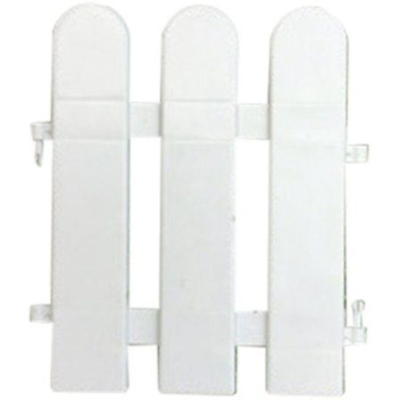 20 stk. serie runde hoved plast hegn gårdhave indendørs havehegn blomsterhave køkkenhave lille hegn