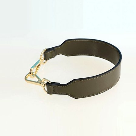 Læder håndtaske strop Firkantet clutch taske håndtag GRØN