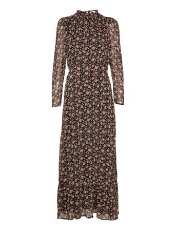 Nora Long Dress Maxikjole Festkjole Brun Camilla Pihl