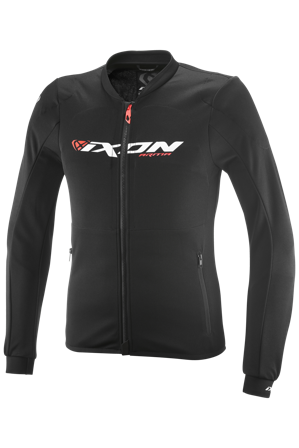 Ixon Arma MC Jacket Black/White/Bright Red S