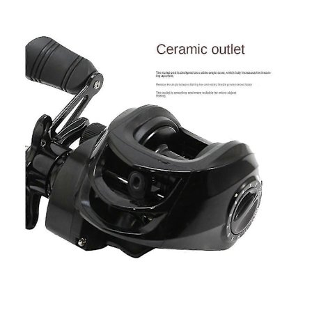 Water Drop Hjul Fiske Baitcasting Snelle 18+1 Aksling 7.2:1 Høy Gearing Metall Line Cup Hav Jigghjul L