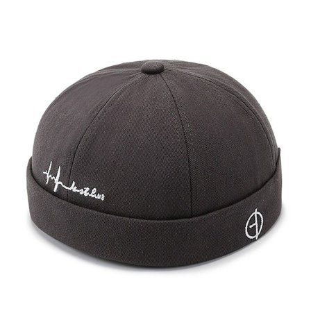 Puuvillainen Docker-lakki HARMAA