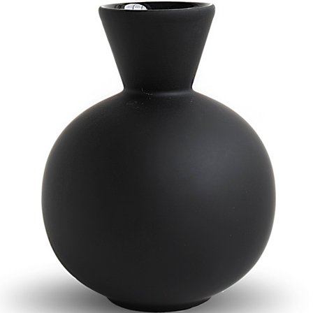 Cooee design Trumpet vase, 16 cm, sort - Black | KitchenOne