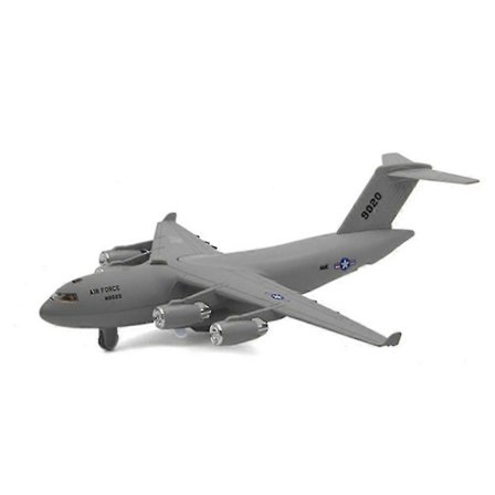 1/32 C17 Kuljetuskone Vedettävä Musiikki Led Malli Pöytäkoriste Lasten Lelu Lahja (LGL)