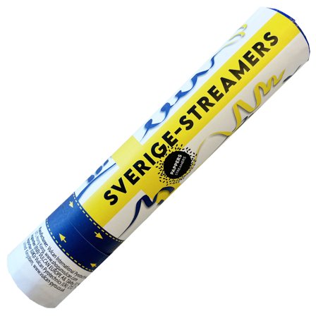 Konfettikanon Serpentiner Sverige 25 cm