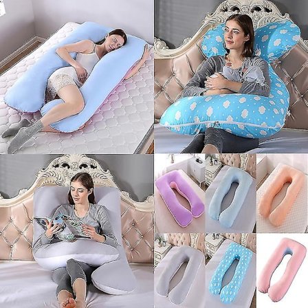 U-formad hela kroppen Case Sovstöd för gravida kvinnor