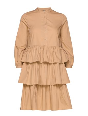 Yasdawn 7/8 Shirt Dress Ft S. Beige YAS