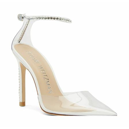 Stuart Weitzman, High Heel Sandals Wit, Dames, Maat:38 EU